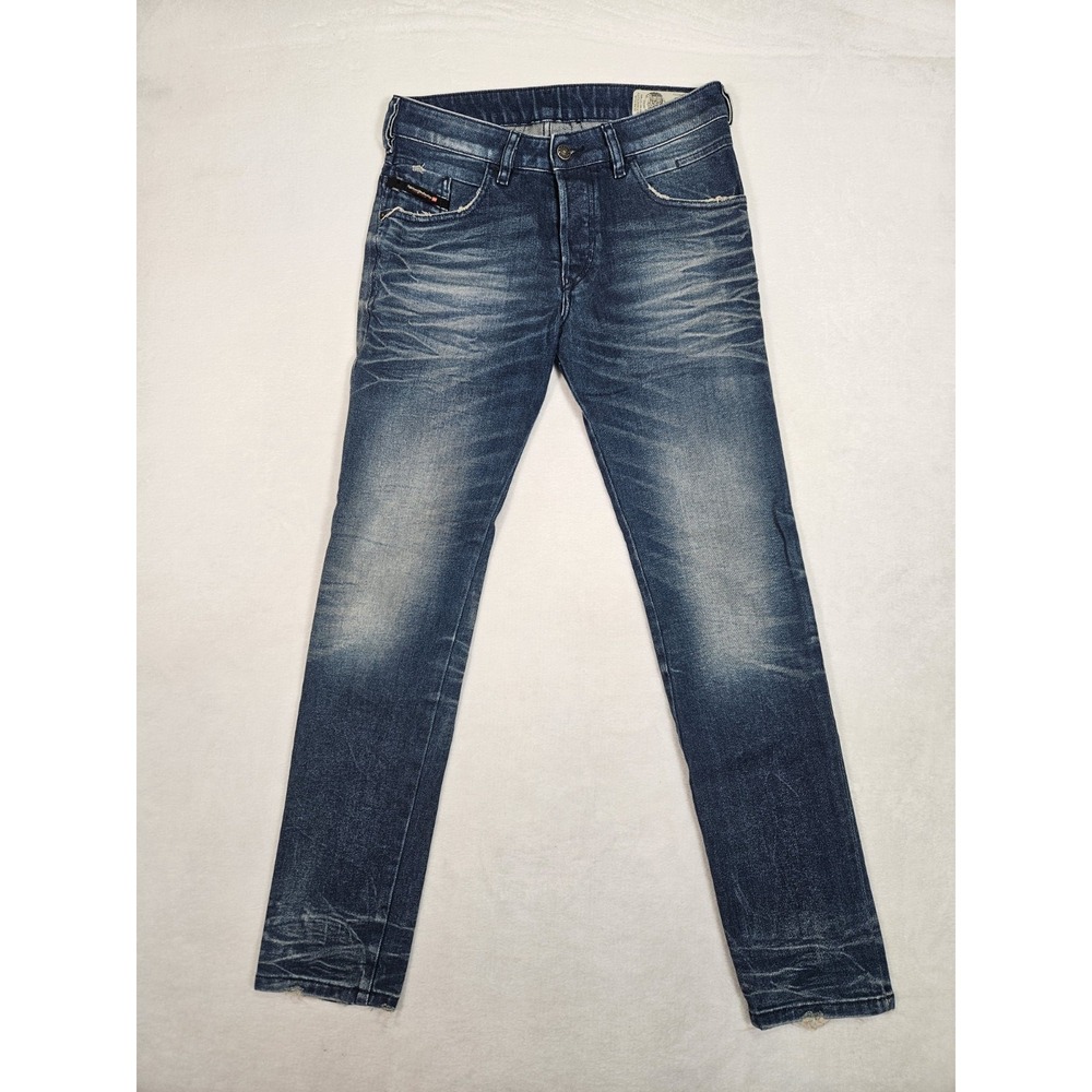 Diesel D-Bazer 009DB Tapered Men's Jeans W30vL30‎ (D3078) Stretch Blue